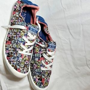 Bob's sneakers. Dogs